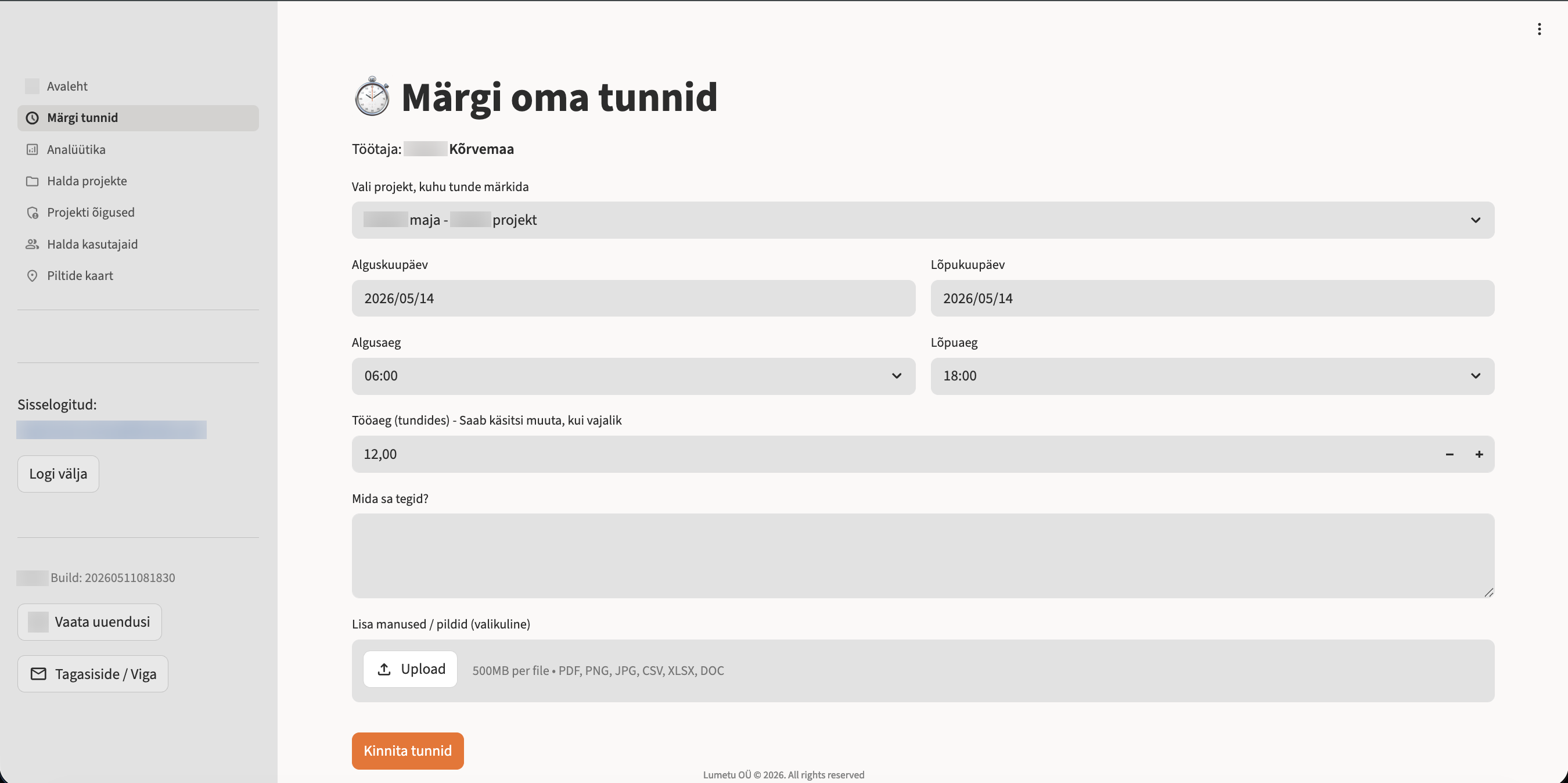 Tundide märkimine